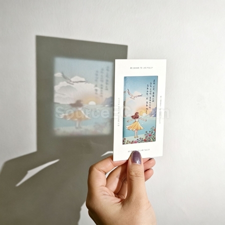 Customization Transparent Film Reversal Printing Ticket Calendar Corporate Gifts
