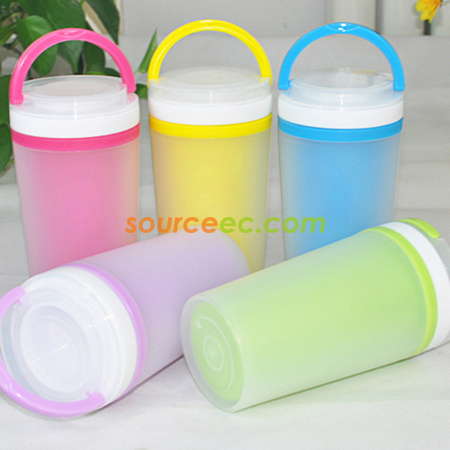 480ML Bilayer Storage Cup 