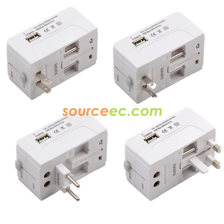 Customization Universal Travel Adapter with USB Corporate Gifts