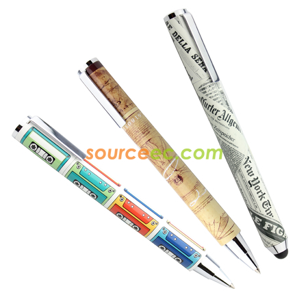 Metal Pen With Stylus