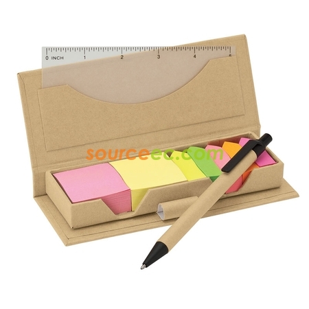 Customization Green Notes With Pen Box Corporate Gifts