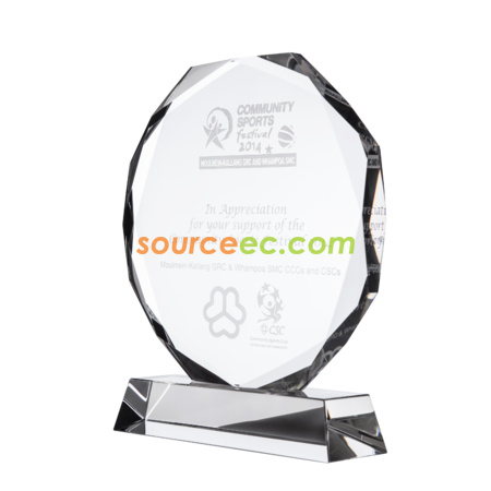 Customization Sun Flower Crystal Trophy Corporate Gifts