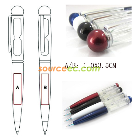 Customization Hourglass Metal Pen Corporate Gifts