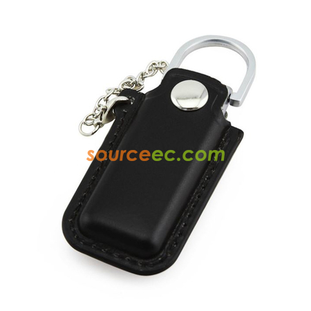 Customization PU Leather USB Thumb Drive 4GB Corporate Gifts