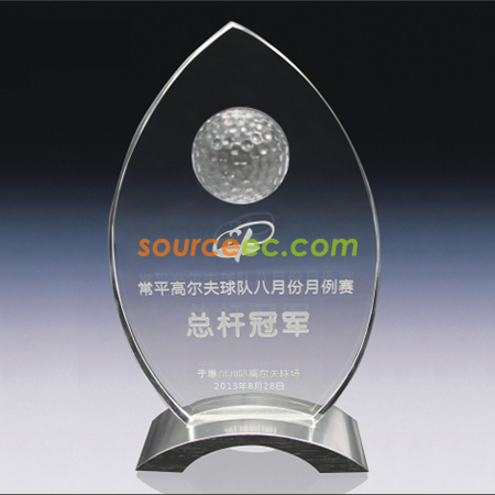 Crystal Metal Trophies