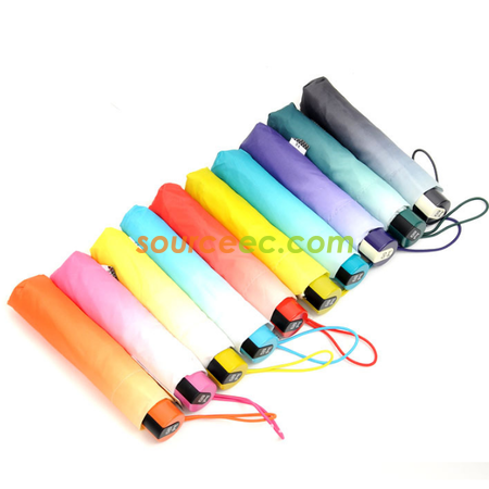 Customization Gradient Three Folding Umbrella Corporate Gifts