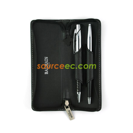 Customization Balmain Millau Pen Set In Zipper Pouch Corporate Gifts
