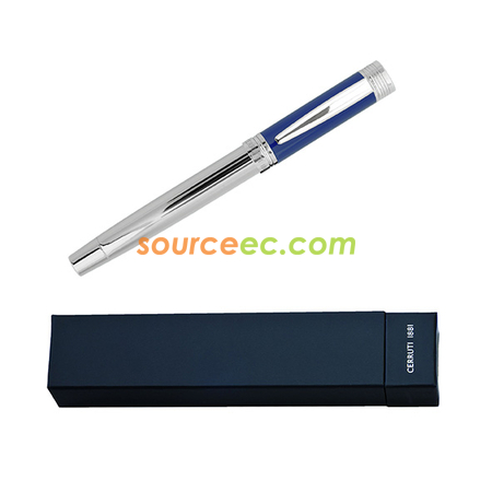 Customization Cerruti 1881 - Zoom Azur - Rollerball Pen Corporate Gifts