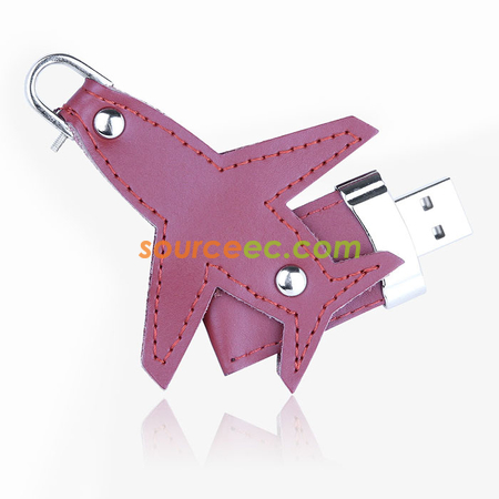 Customization Plane-shape Leather USB Corporate Gifts