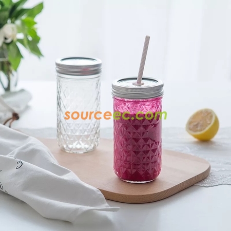 Customization 350ML Diamond  Glass Corporate Gifts