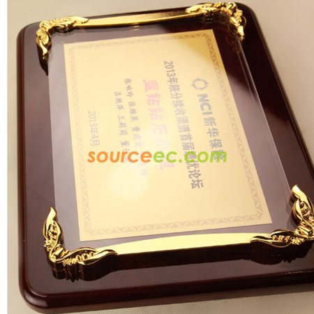 Customization Wooden Plaque Corporate Gifts