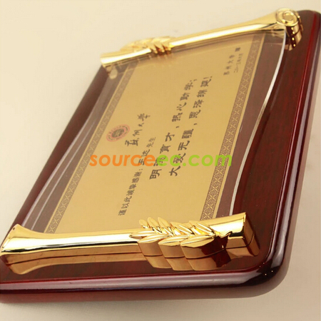 Customization Wooden Plaque Corporate Gifts