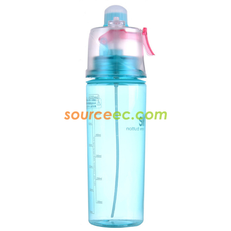 Customization 600ML Water Spray Sports Bottle Corporate Gifts