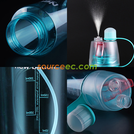 Customization 600ML Water Spray Sports Bottle Corporate Gifts