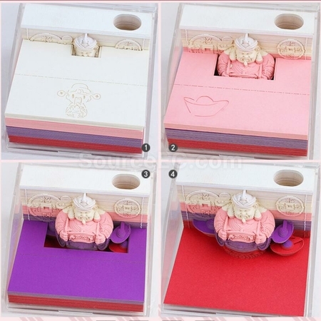 Customization 3D Fortuna Memo Paper Corporate Gifts