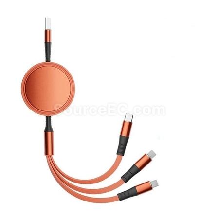 Customization Multifunctional Three-In-One Charging Cable Corporate Gifts