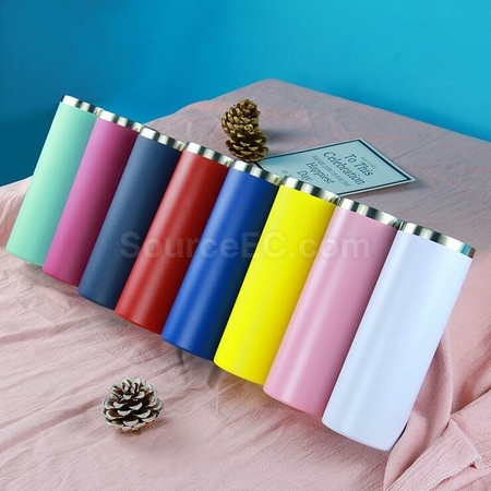 Customization Straight Stainless Steel Double-Layer Thermos Mug Corporate Gifts