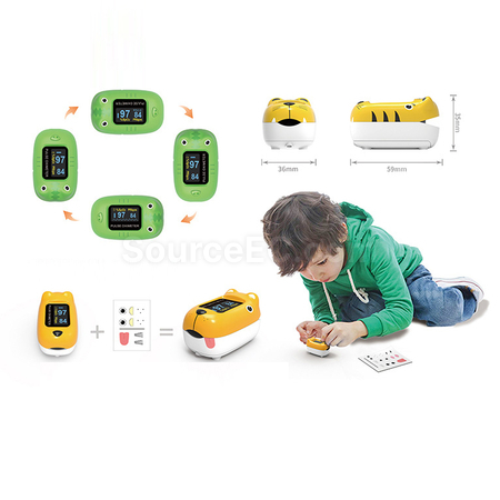 Customization Finger Clip Oximeter For Children Corporate Gifts