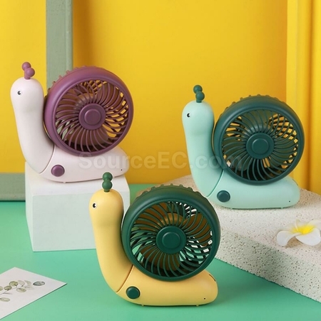 Customization Snail USB Charging Portable Small Fan Corporate Gifts
