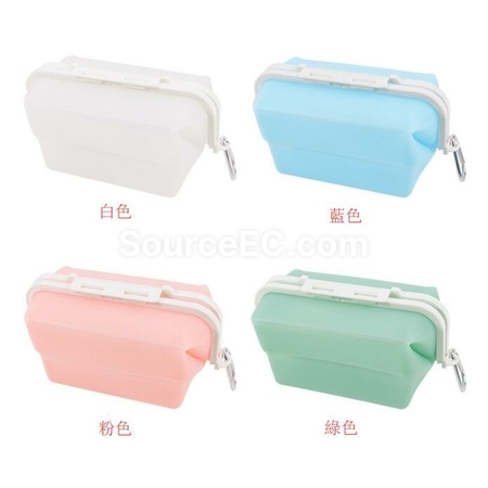 Customization Silicone Folding Pouch Type Lunch Box Corporate Gifts