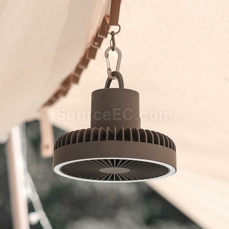 Customization USB Charging Camping Portable Small Ceiling Fan Light Corporate Gifts