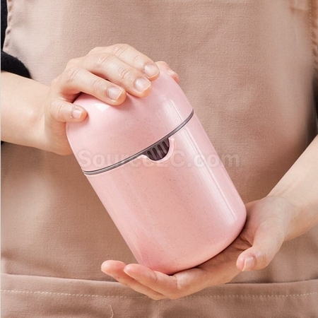 Customization Wheat Straw Manual Portable Juicing Cup Corporate Gifts