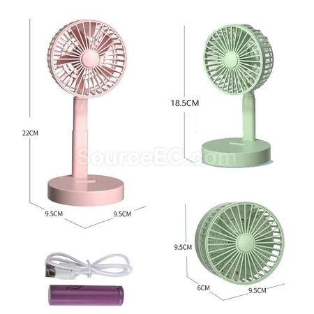 Customization USB Portable Telescopic Small Fan Corporate Gifts