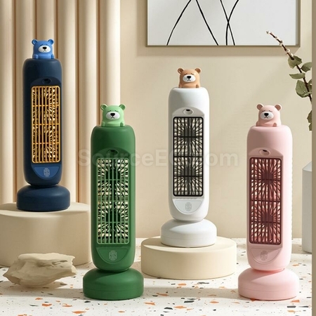 Customization USB Shaking Head Spray Charging Tower Air Conditioner Fan Corporate Gifts