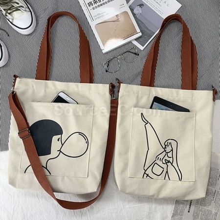 Customization Large Capacity Dual Purpose Canva Bag Corporate Gifts