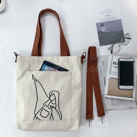 Customization Large Capacity Dual Purpose Canva Bag Corporate Gifts