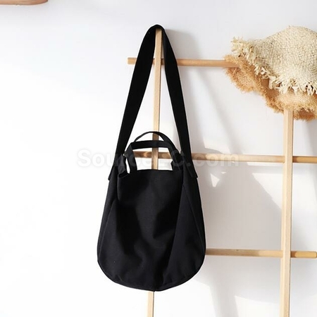 Customization Solid Color Literary One-Shoulder Denim Messenger Bag Corporate Gifts