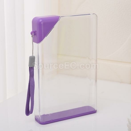 Customization A5 paper plastic square water bottle Corporate Gifts