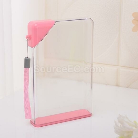 Customization A5 paper plastic square water bottle Corporate Gifts