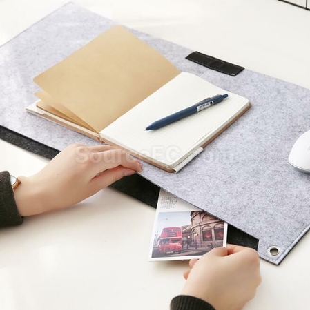 Customization Felt Multifunctional Double Layer Computer Desk Mat Corporate Gifts