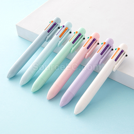 Customization Makaron 6 Color Advertising Pen Corporate Gifts