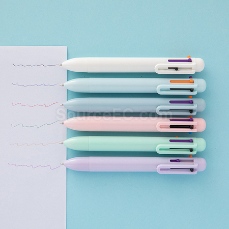 Customization Makaron 6 Color Advertising Pen Corporate Gifts