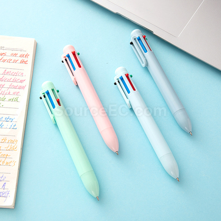 Customization Makaron 6 Color Advertising Pen Corporate Gifts