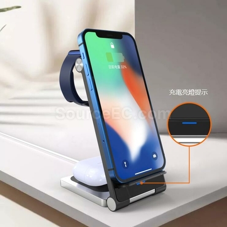 Customization 3-In-1 Wireless Charging Stand Corporate Gifts