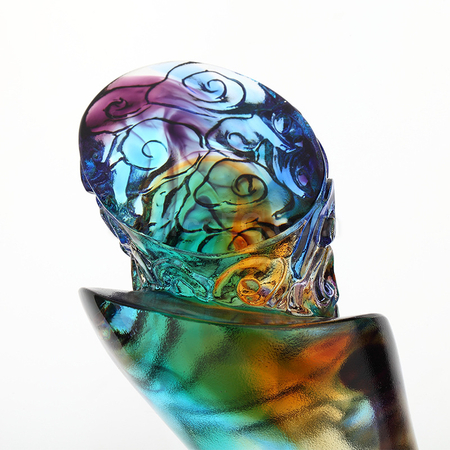 Customization Colored Glaze Crystal Trophy Corporate Gifts