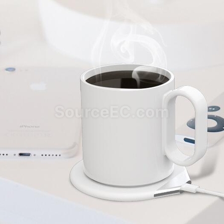 Buy Wholesale China Wireless Charging Warm Mug Thermostat Cup 55