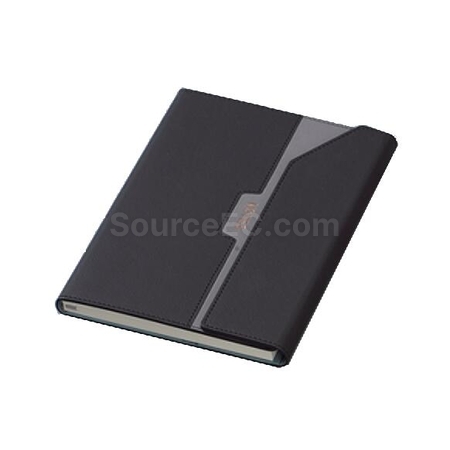 Customization Two-Color Leather Magnetic Notebook Corporate Gifts