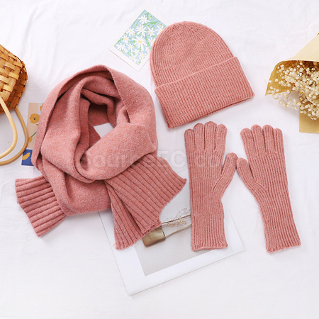 Customization Three-Piece Scarf Gloves Corporate Gifts