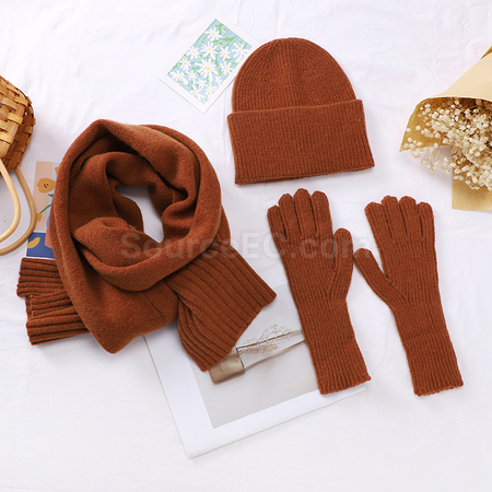 Customization Three-Piece Scarf Gloves Corporate Gifts