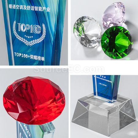 Customization Crystal Trophy Corporate Gifts