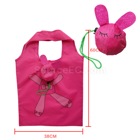 Customization Foldable Rabbit Recycled Bag Corporate Gifts