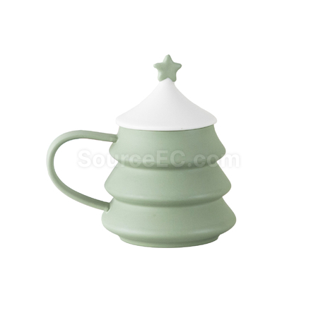 Customization Christmas Tree Ceramic Mug Corporate Gifts