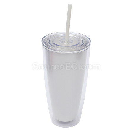 Customization Double-layer Straw Cup Corporate Gifts