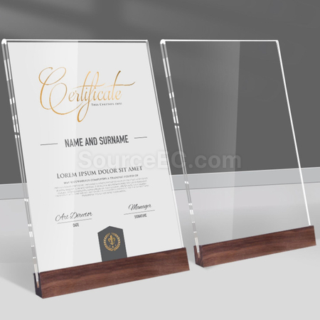Customization A4 Acrylic Photo Frame Corporate Gifts