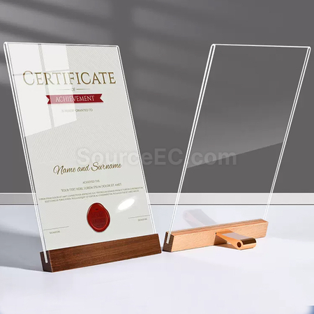 Customization A4 Acrylic Photo Frame Corporate Gifts