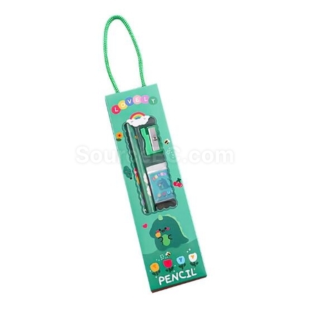 Customization Five-Piece Cartoon Stationery Pencil Set Corporate Gifts